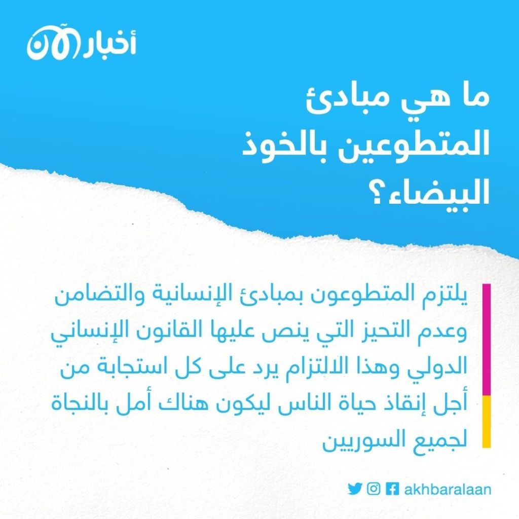 "لا وقت للانتظار" الخوذ البيضاء تنقذ الأرواح وتتجاوز جدل المساعدات