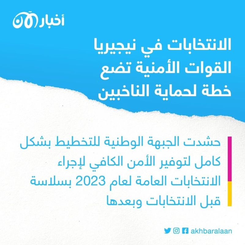 نيجيريا تنشر 300 ألف شرطي لتأمين الانتخابات 2 نيجيريا تنشر 300 ألف شرطي لتأمين الانتخابات