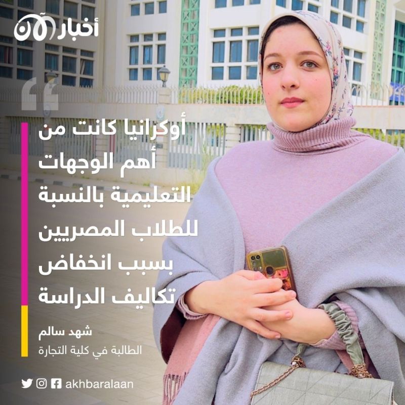 تأثير الغزو الروسي لأوكرانيا على الطلاب الجامعيين في مصر