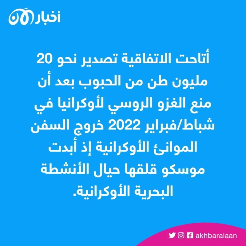 واشنطن تدعو روسيا إلى تمديد اتفاق تصدير الحبوب الأوكرانية 1 واشنطن تدعو روسيا إلى تمديد اتفاق تصدير الحبوب الأوكرانية