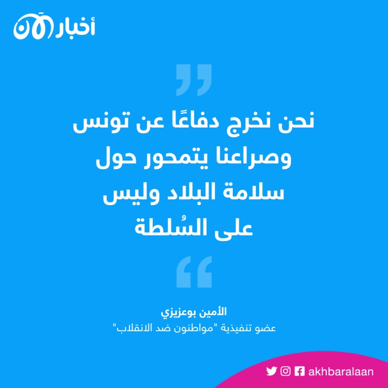 التظاهرات التونسية تُعلنها "حان وقت التمرد" ضد السياسات القمعية للدولة