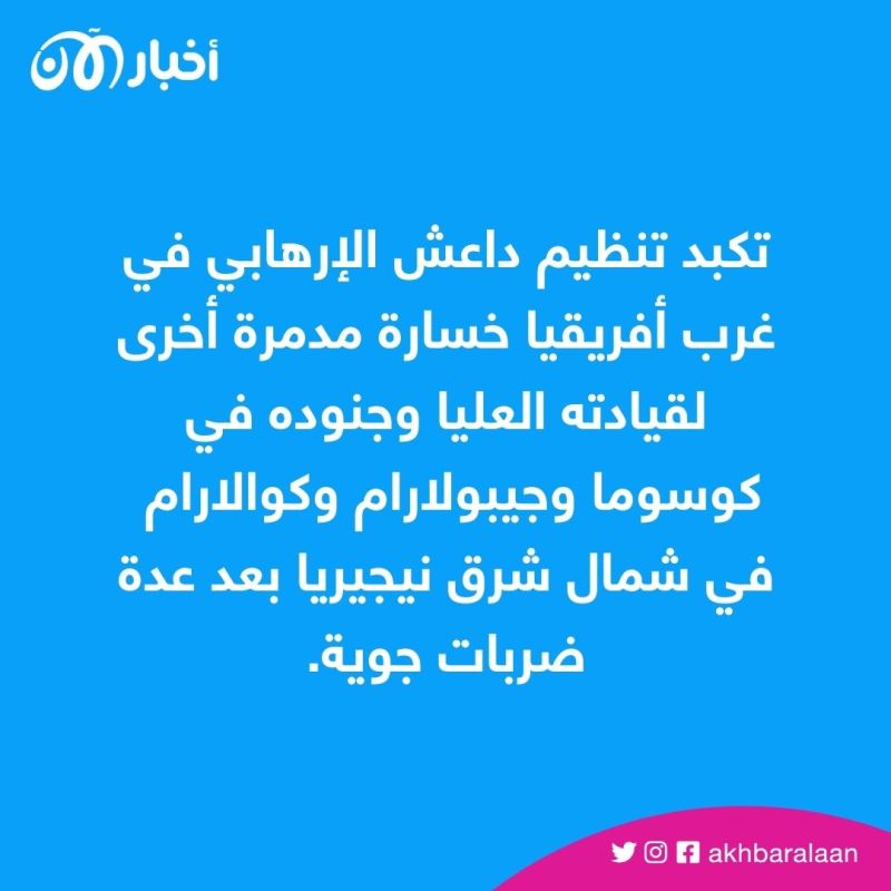 مقتل العشرات من داعش بضربة جوية في غرب أفريقيا