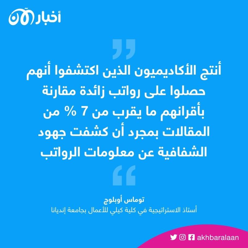 شفافية الأجور.. لماذا لا تخبرك شركتك أن زميلك يتقاضي أكثر منك؟
