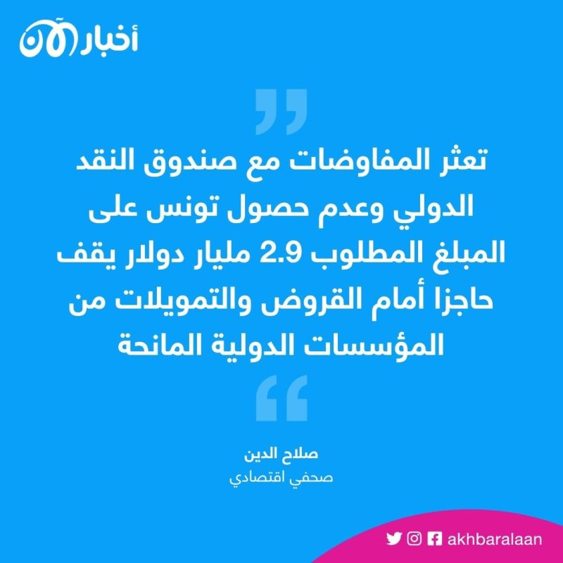 عضو اتحاد الشغل التونسي لـ"أخبار الآن": تونس على بُعد خطوة واحدة من إعلان الإفلاس