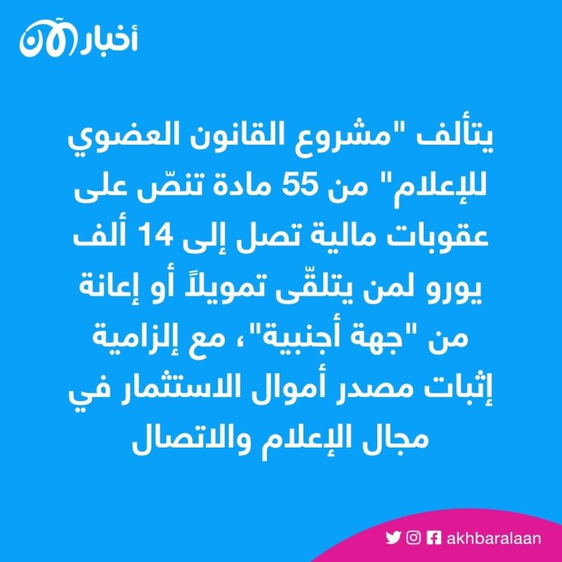 عقوبات تصل إلى السجن.. مشروع قانون في الجزائر يقيّد الصحافيين