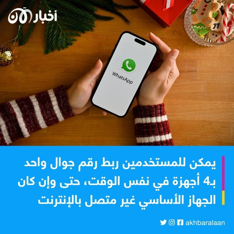 واتساب يقدم ميزة جديدة لمن يستخدمون أكثر من هاتف.. تعرف عليها