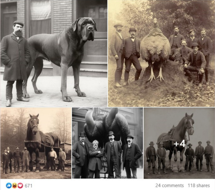 طوله يتجاوز 5 أمتار.. ما حقيقة صورة أكبر حصان في التاريخ؟