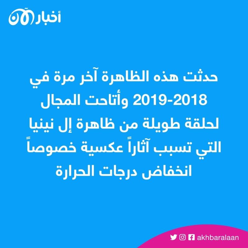 العالم يواجه ارتفاع قياسي في درجات الحرارة بسبب "إل نينيو" 1 العالم يواجه ارتفاع قياسي في درجات الحرارة بسبب "إل نينيو"