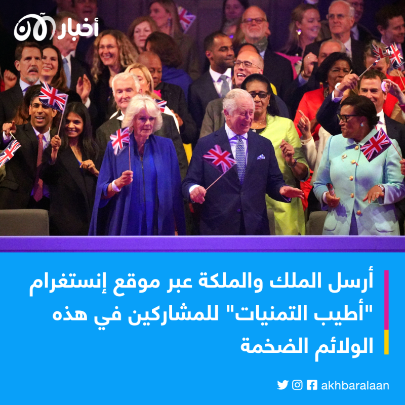 مآدب غداء وحفل موسيقي غداة تتويج الملك تشارلز الثالث في بريطانيا