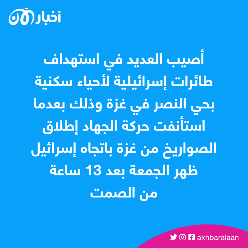 الجيش الإسرائيلي يهاجم أهدافًا لحركة الجهاد في غزة 1 الجيش الإسرائيلي يهاجم أهدافًا لحركة الجهاد في غزة