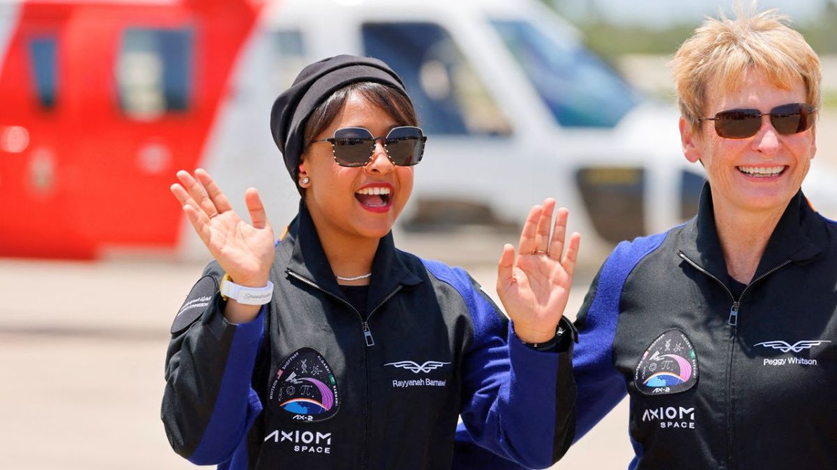 بالصور.. ريانة برناوي وعلي القرني.. رائدا الفضاء السعوديين في رحلة إلى الفضاء