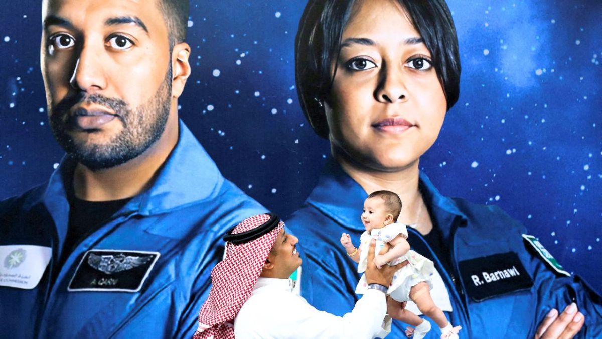 بالصور.. ريانة برناوي وعلي القرني.. رائدا الفضاء السعوديين في رحلة إلى الفضاء