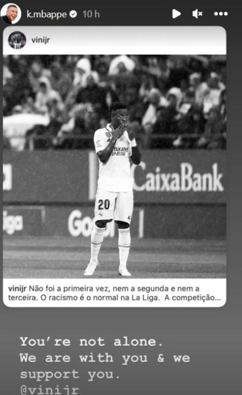 نيمار ومبابي ورئيس البرازيل.. تضامن لنجوم العالم مع فينيسيوس بعد أزمة العنصرية