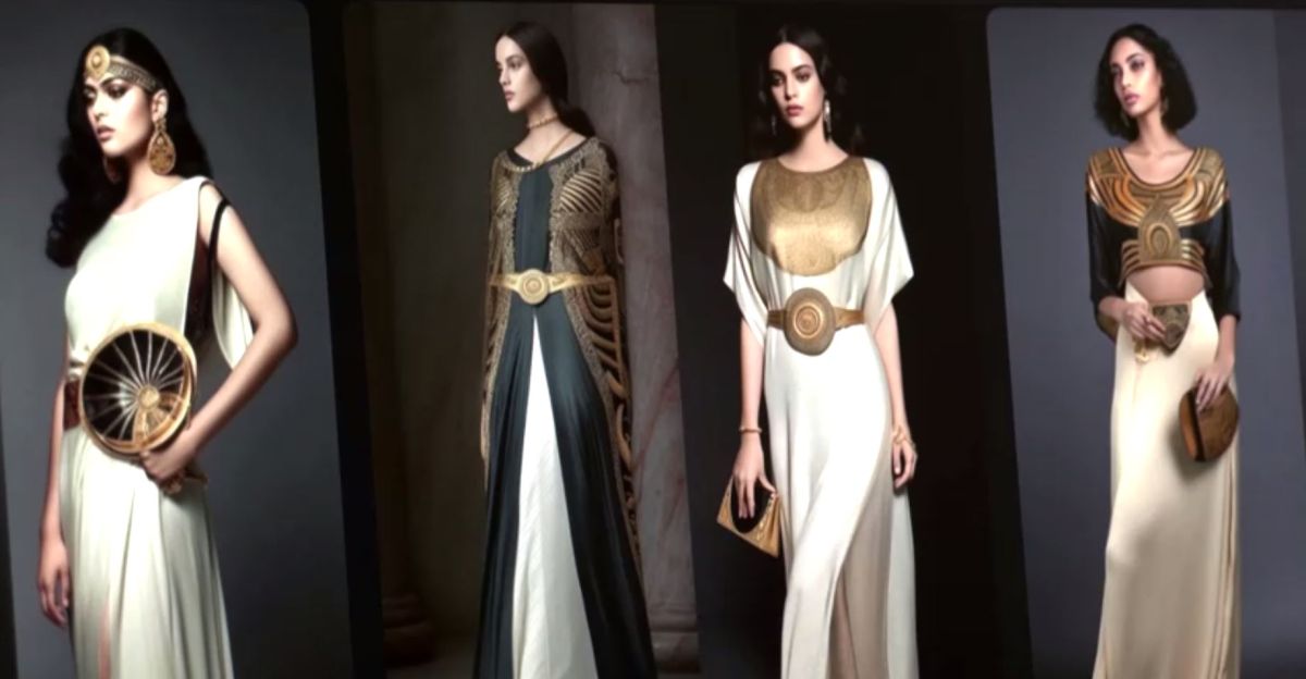 بفضل الذكاء الاصطناعي.. تصميمات مستوحاة من مصر القديمة تعود للحياة