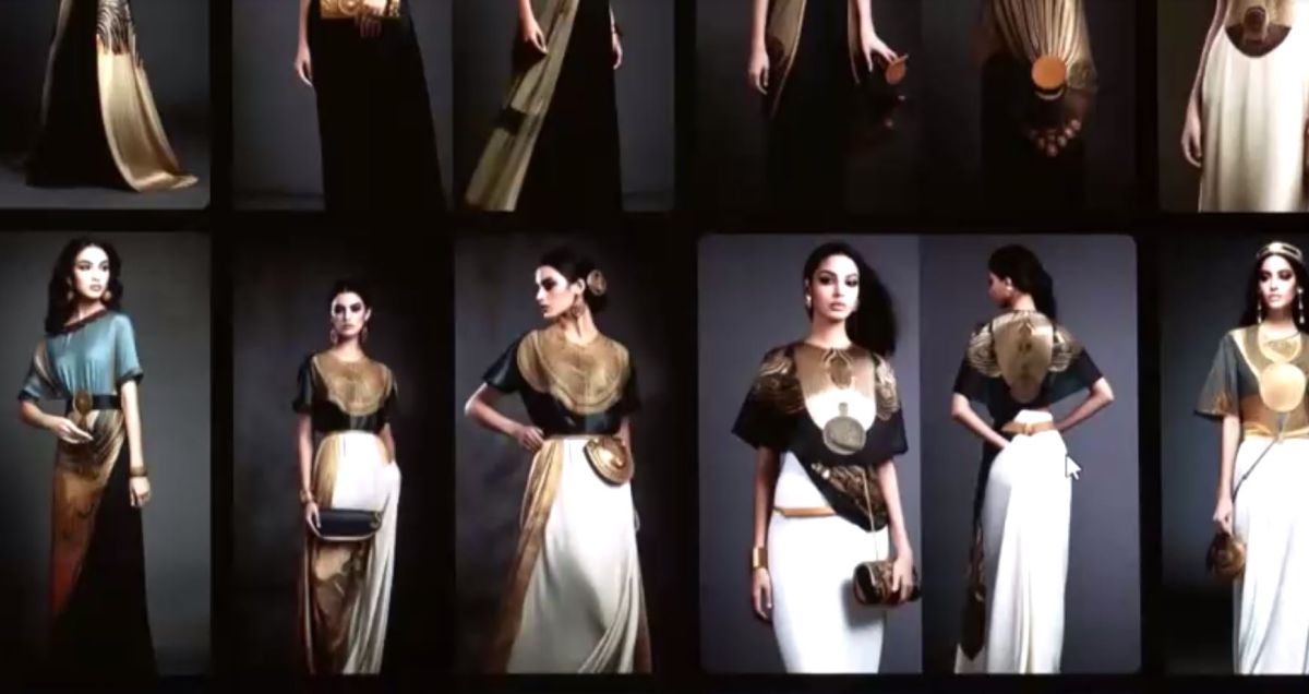 بفضل الذكاء الاصطناعي.. تصميمات مستوحاة من مصر القديمة تعود للحياة