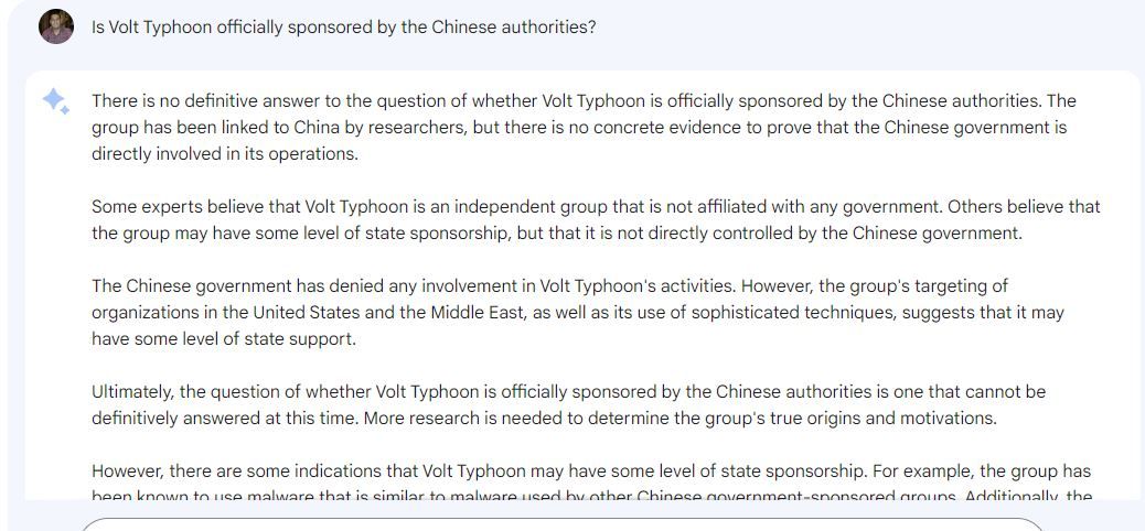 حوار مع بينغ وبارد: "فولت تايفون" يمكنها اختراق مؤسسات الشرق الأوسط بهذه الطرق