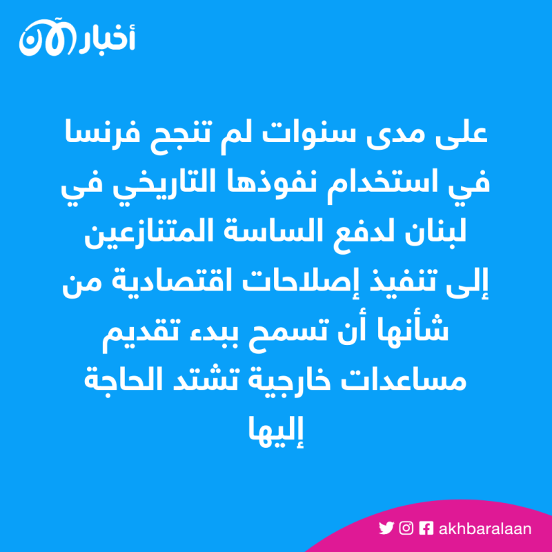 ما القرار الذي اتخذه ماكرون لحل أزمة لبنان؟ 1 ماكرون يستعين بوزير الخارجية السابق لو دريان للمساعدة في حل أزمة لبنان