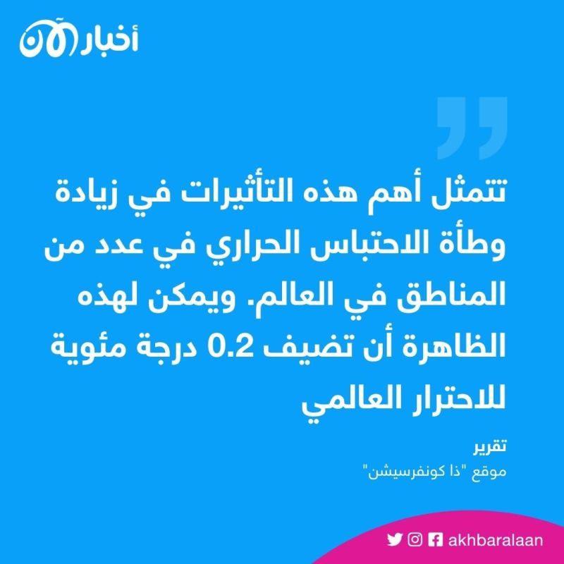 ظاهرة "النينيو" تعود قريباً.. فما أبرز تأثيراتها على المنطقة العربية والعالم؟