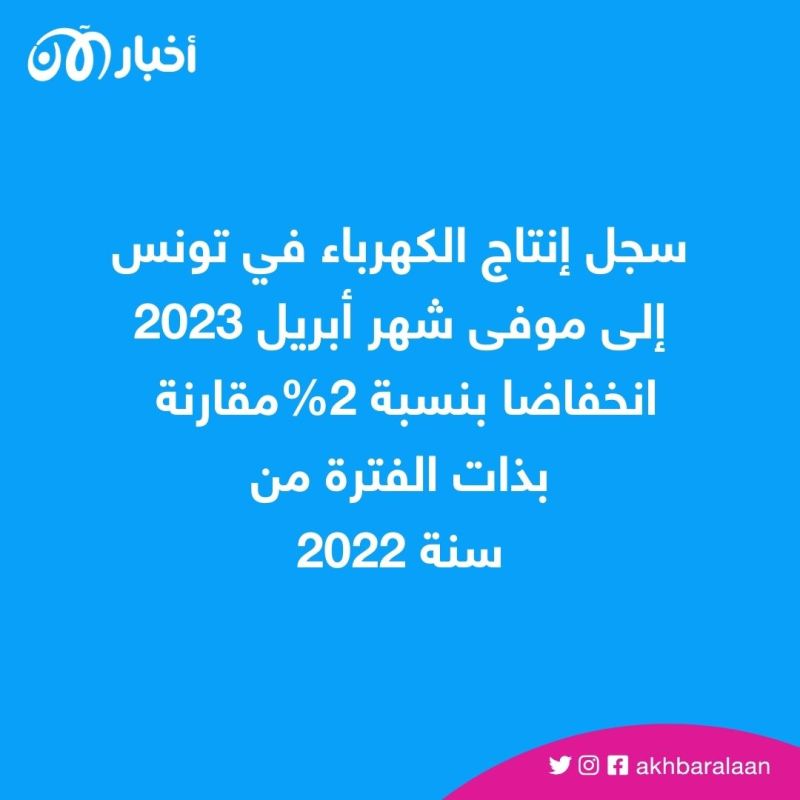 تونس تعتمد على دولة عربية في توفير 12% من الكهرباء 1 تونس تعتمد على دولة عربية في توفير 12% من الكهرباء