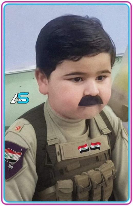 بالفيديو.. طفل عراقي يخطف قلوب المتابعين بلطافته وشاربه!