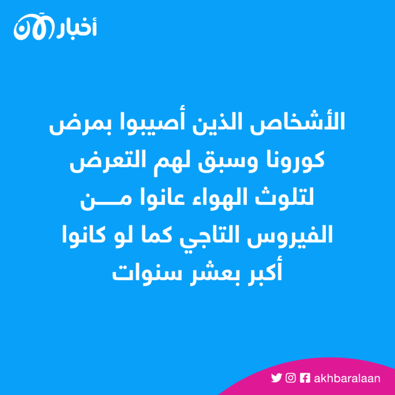 الإصابة بفيروس كورونا بجانب تلوث الهواء قد يؤدي إلى الوفاة