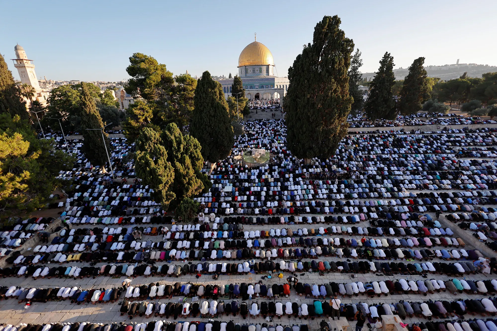 بالصور.. المسلمون حول العالم يحتفلون بعيد الأضحى