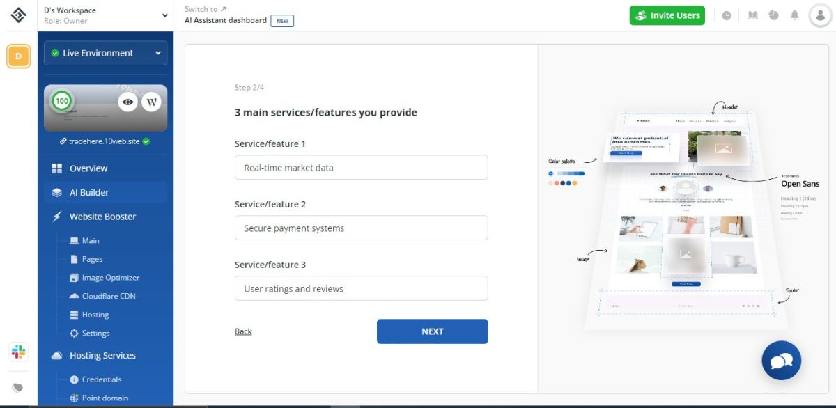 بمساعدة الذكاء الاصطناعي.. كيف تنشئ موقعًا إلكترونيًا احترافيًا في ثوانٍ؟ 7 بمساعدة الذكاء الاصطناعي.. كيف تنشئ موقعًا إلكترونيًا احترافيًا في ثوانٍ؟