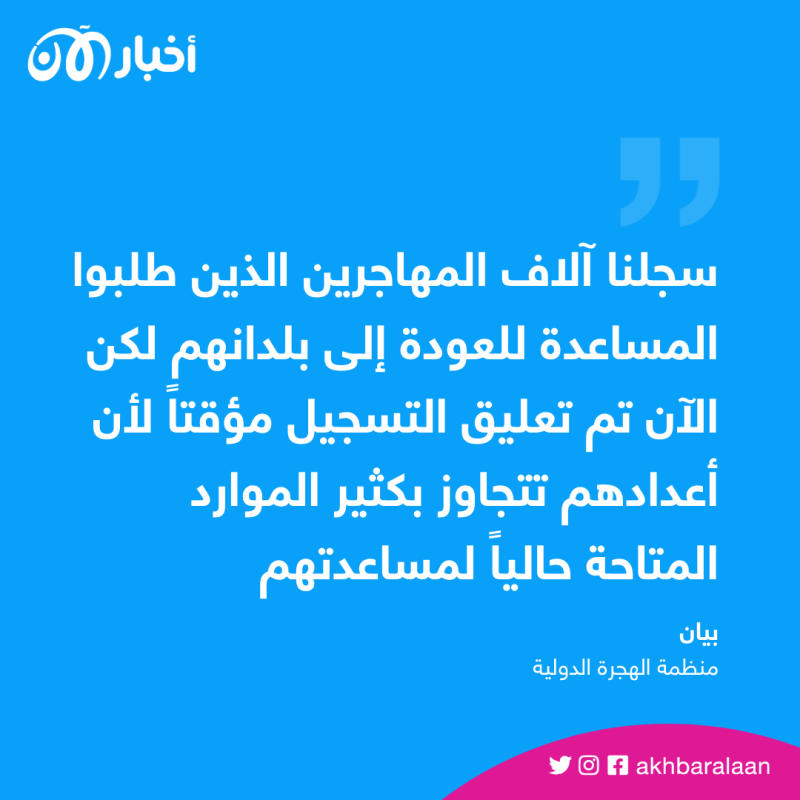 أزمة إنسانية في اليمن تحول دون عودة المهاجرين الأفارقة إلى بلدانهم
