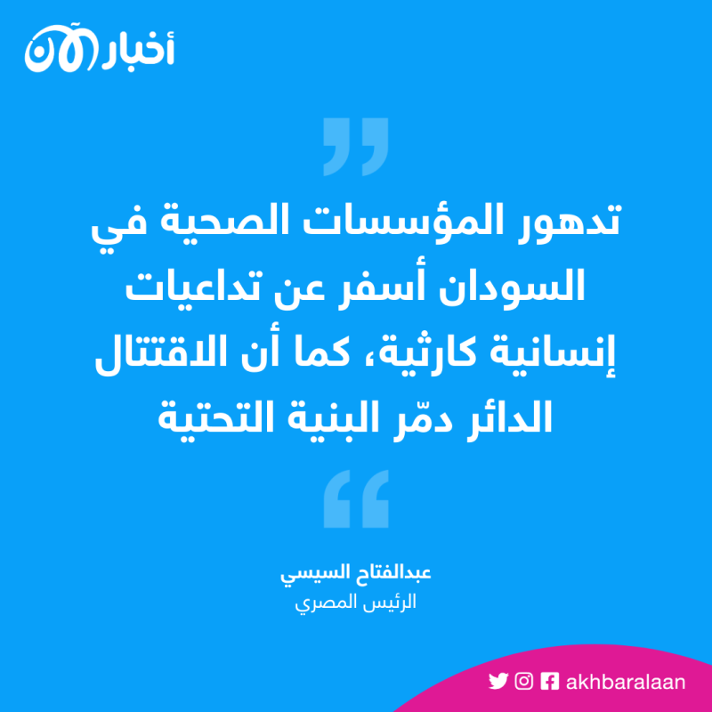 قمة جوار السودان في القاهرة: "إنهاء الصراع أولوية"