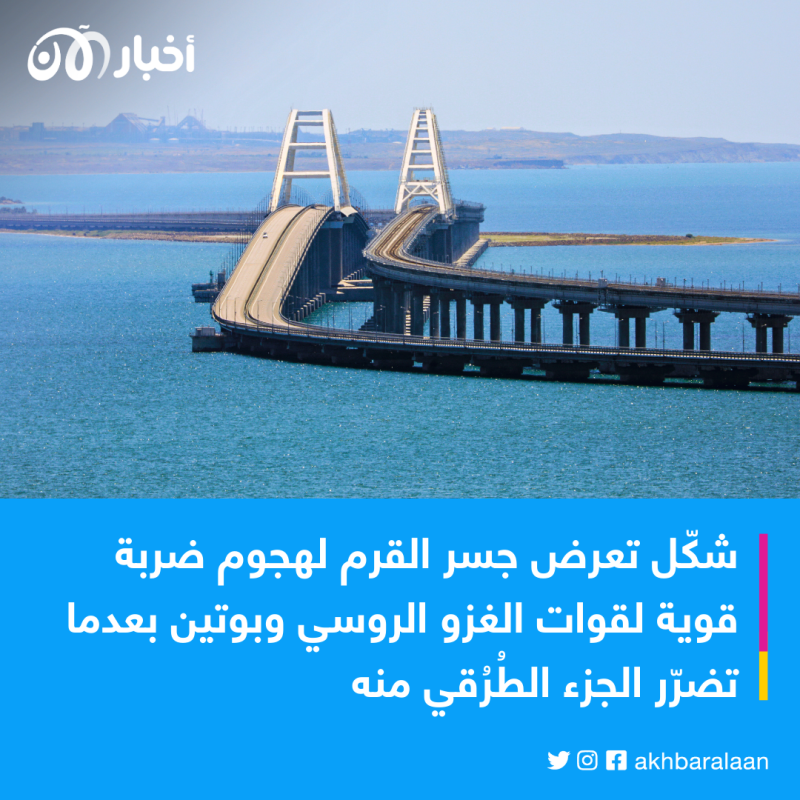 بوتين يُهدد بـ "الرد" على استهداف جسر القرم