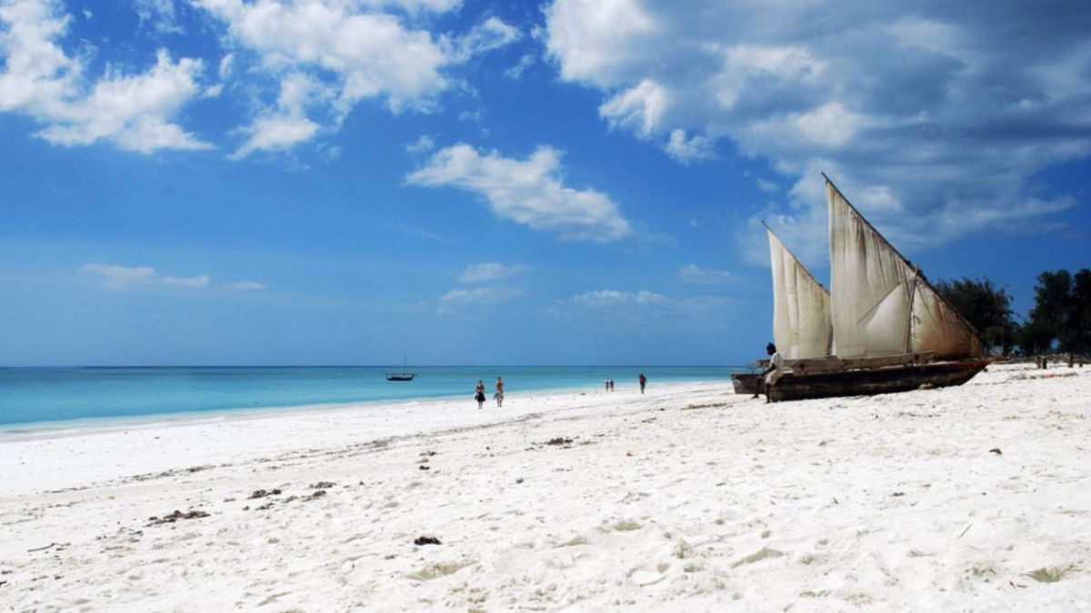 شاطئ نونجوي في تنزانيا 