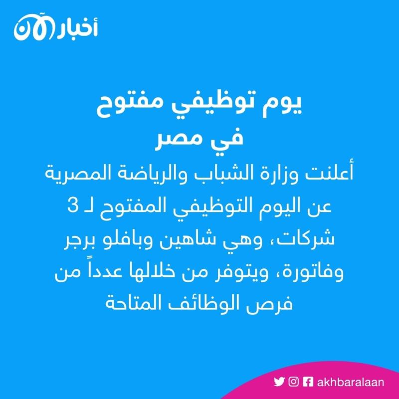 للشباب في مصر.. فرص وظيفية برعاية حكومية