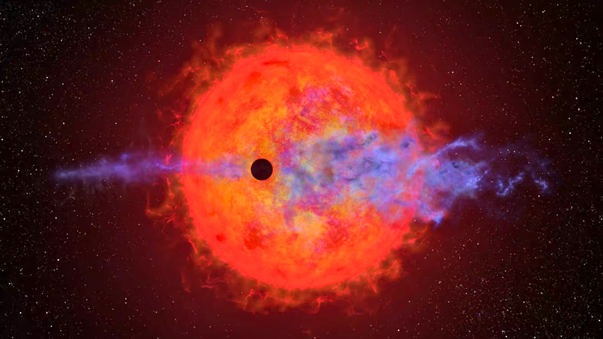 تلسكوب "هابل" يرصد انفجار غلاف جوي لكوكب بسبب إشعاع نجمه