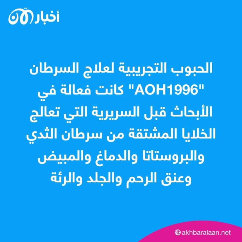 بعد عمل شاق امتد 20 عامًا.. علاج يقتل الخلايا السرطانية يخرج للنور