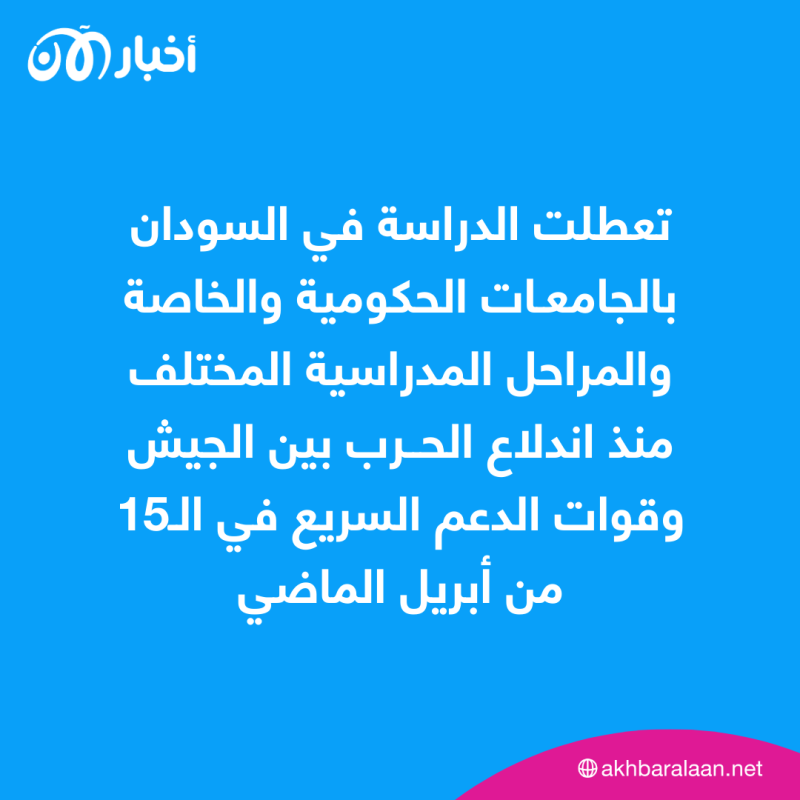 إلى أجل غير مسمى.. تعطيل الدراسة في السودان