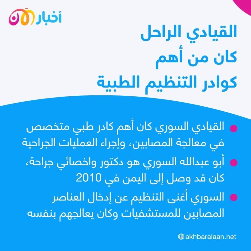 وفاة قيادي سوري في تنظيم القاعدة في مأرب اليمنية