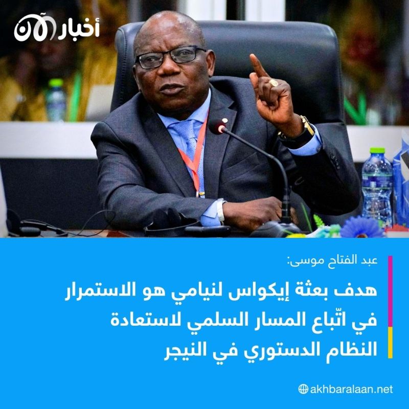 وفد إيكواس يلتقي الرئيس النيجري المعزول محمد بازوم 1 وفد إيكواس يلتقي الرئيس النيجري المعزول محمد بازوم