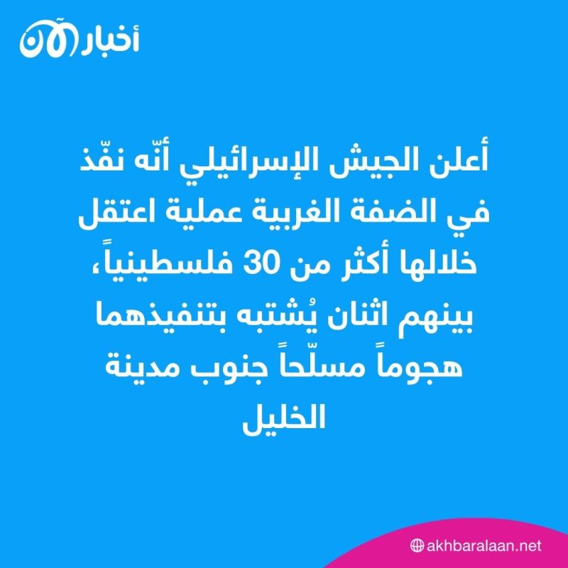القوات الإسرائيلية تقتل فتى فلسطينياً بالضفة الغربية خلال اعتقالها مطلوبين
