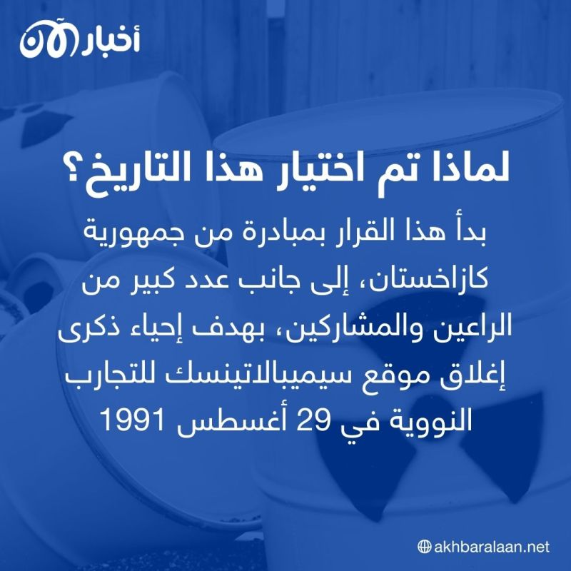 اليوم الدولي لمناهضة التجارب النووية.. هل نصل إلى ”عالم خالٍ من السلاح النووي“؟