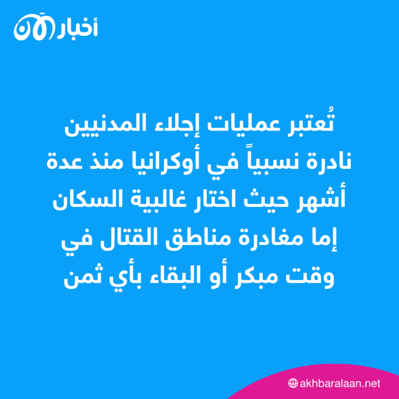 لمواجهة "وضع أمني صعب".. أوكرانيا تأمر بإجلاء الأطفال من 5 قرى 1 لمواجهة "وضع أمني صعب".. أوكرانيا تأمر بإجلاء الأطفال من 5 قرى