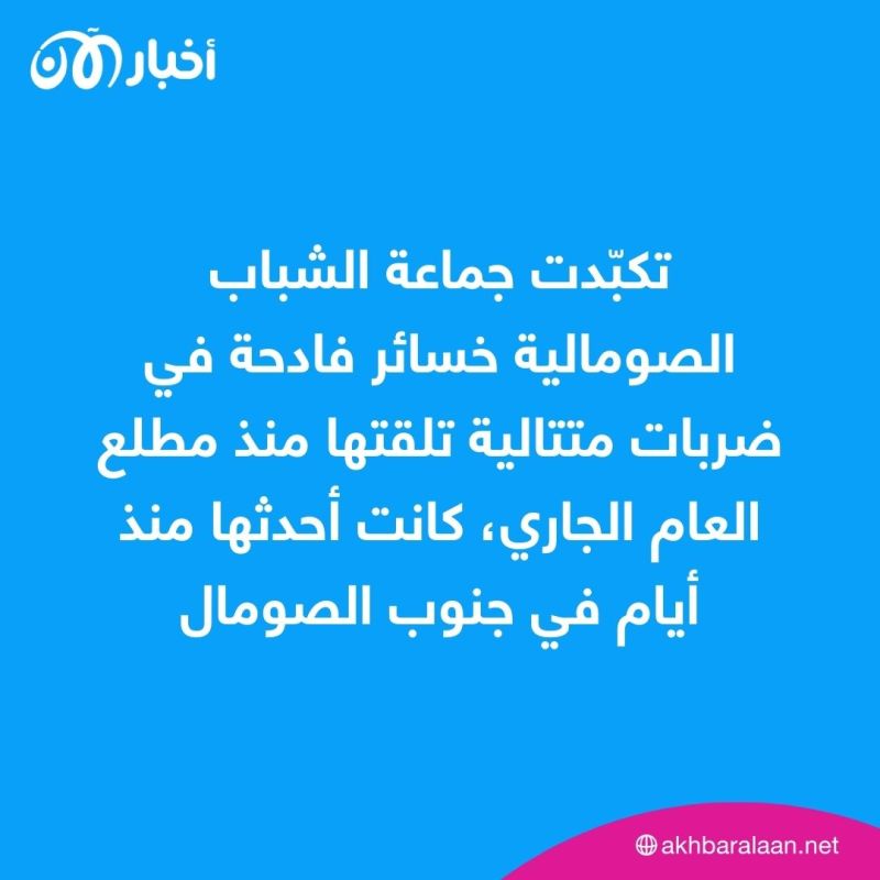 ضربات متتالية.. كيف خسرت جماعة الشباب الصومالية المئات من عناصرها في 2023؟