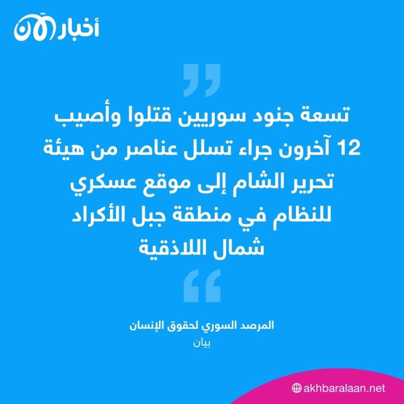 مقتل 7 جنود في هجوم إرهابي في سوريا 1 مقتل 7 جنود في هجوم إرهابي في سوريا
