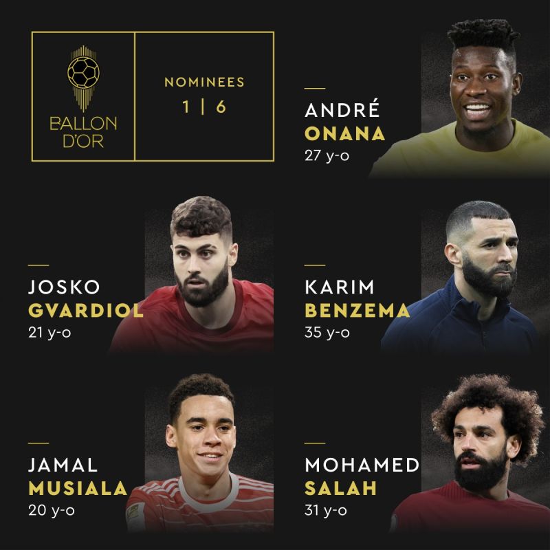 بعد بنزيما.. من سيرفع الكرة الذهبية 2023؟ إليك القائمة الكاملة للمرشحين