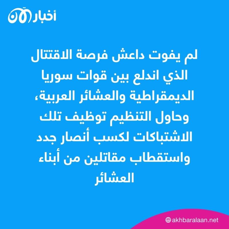 بين بيعة "القرشي" و"الهفل".. الاقتتال في دير الزور يشق صفوف أنصار داعش