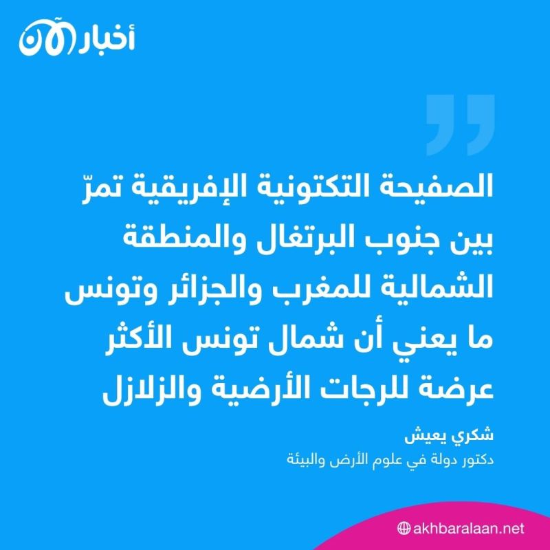 بعد زلزال المغرب.. خبير جيولوجي: تونس مهددة أيضا بالزلازل