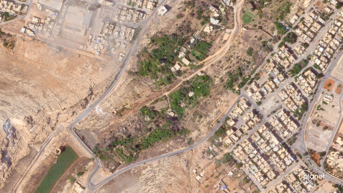 قبل وبعد.. صور للأقمار الصناعية ترصد تأثير إعصار دانيال على مدينة درنة في ليبيا