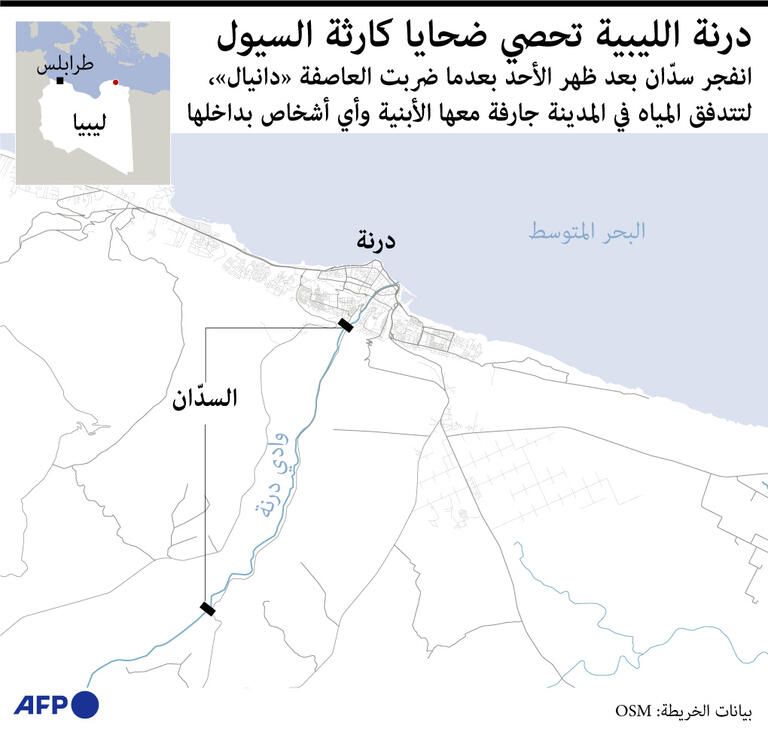 كيف أصبح سدي وادي درنة سبب في كارثة ليبيا؟
