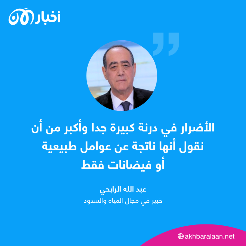 خبير في المياه والسدود يكشف: السدود في المناطق الآهلة بالسكان أدت إلى كارثة درنة