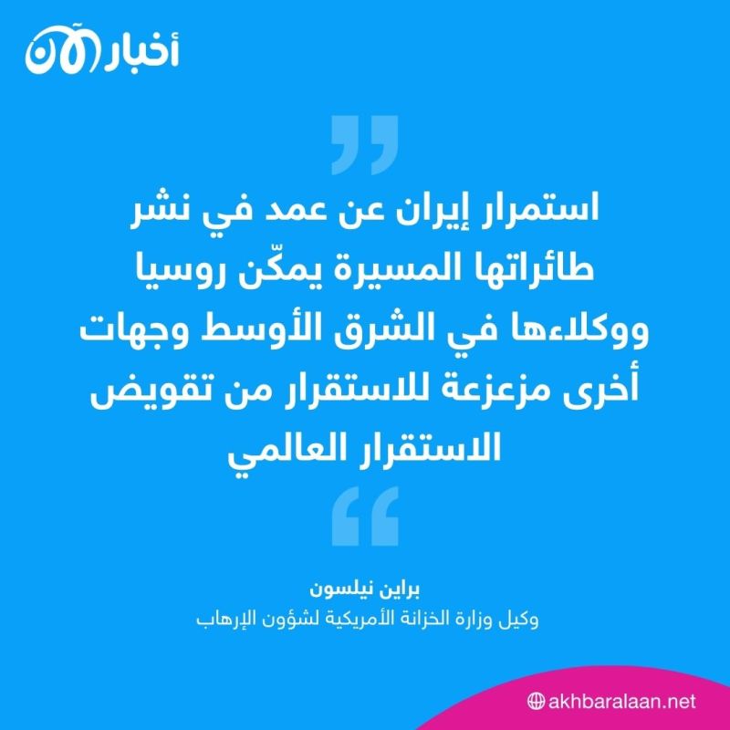 عقوبات جديدة.. هذه الدول تساعد إيران على تطوير صناعة الطائرات المسيرة