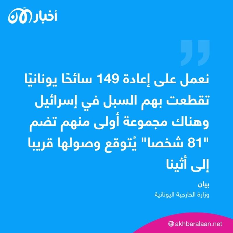 اليونان تعمل على إعادة رعايا من إسرائيل 1 اليونان تعمل على إعادة رعايا من إسرائيل